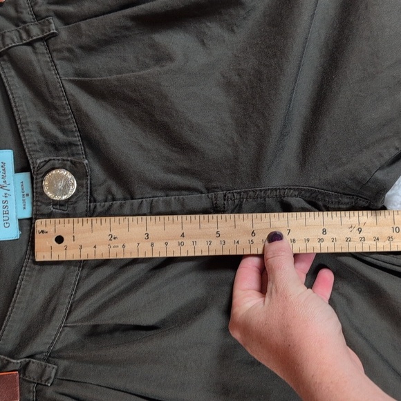 303-Guess by Marciano Khaki Crop Pants - Picture 4 of 5